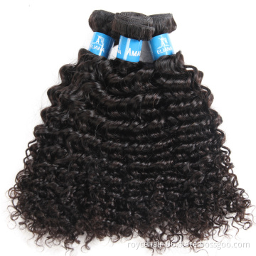 Brazilian remy human hair kinky curly weave